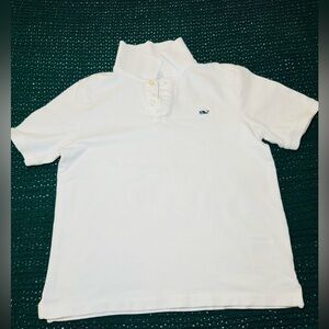 Vineyard Vines boys White Polo Shirt Size 7